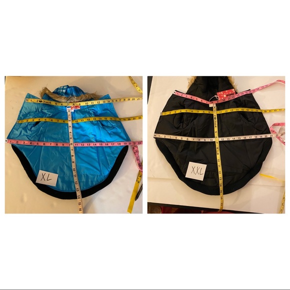 Dog Jacket REVERSIBLE Hooded Fauxfur Pink Camo Camouflage Puffy Puffer Coat New - Picture 6 of 8